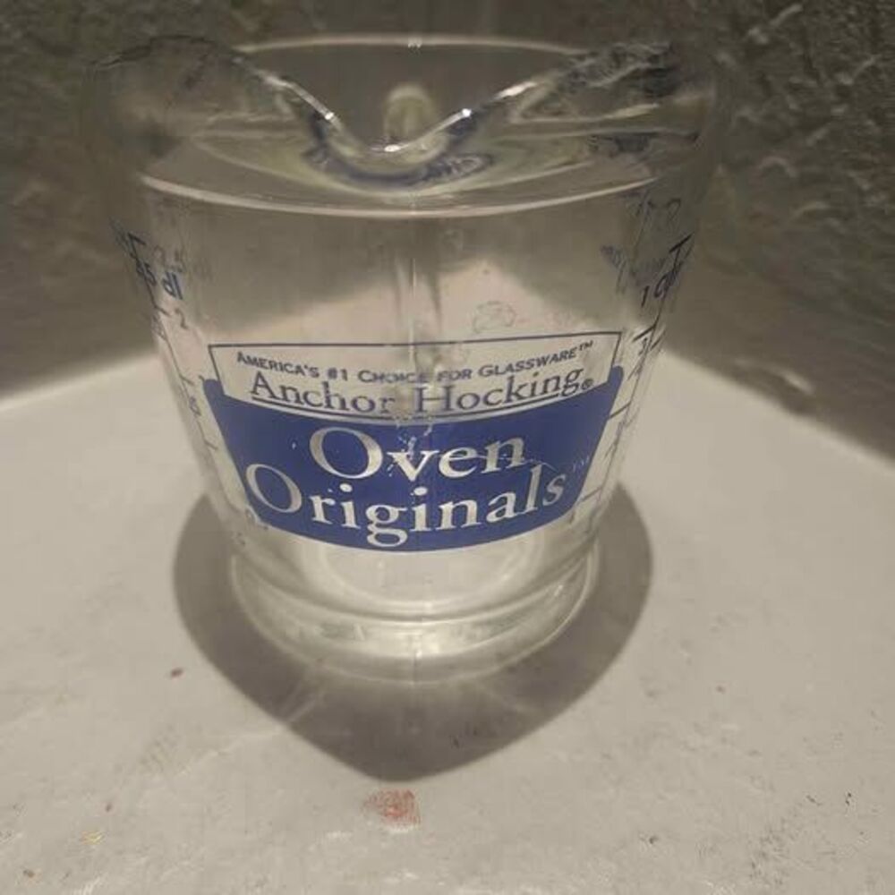 Anchor Hocking Oven Originals 1 Cup Glass Measuring Cup